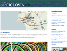 Tablet Screenshot of ciclovia.com.pt
